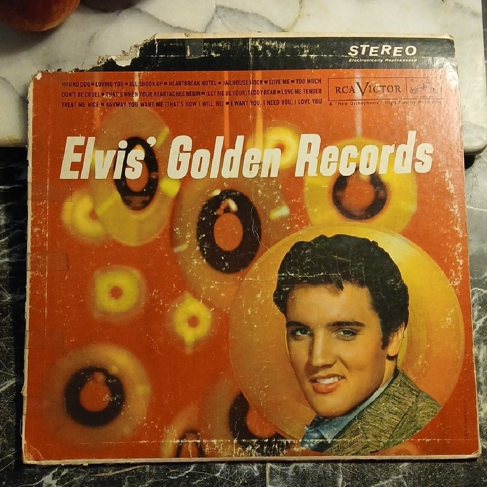 Elvis Golden Records Vinyl by RCA Victor - Orange